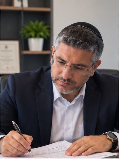 פגישת ייעוץ ביטוחי של ברק נהרי במרכז הארץ