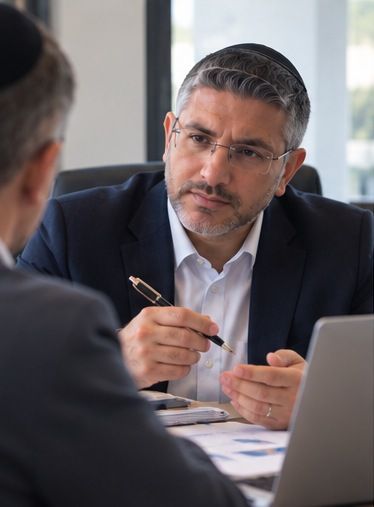 עבודה על תיק חיסכון פיננסי של לקוח